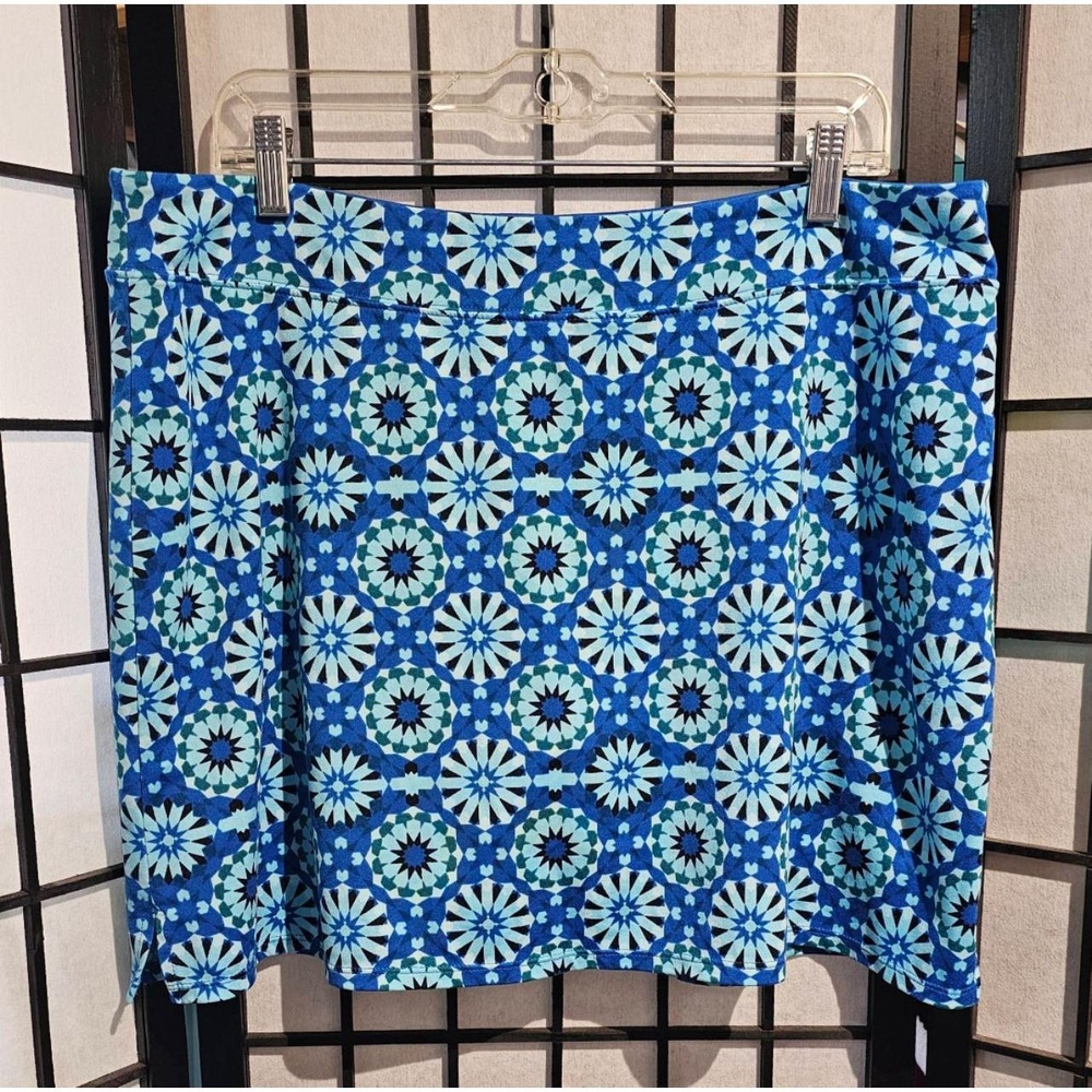 TRANQUILITY by Colorado Clothing Blue Patterned Skort Size XXL - Picture 2 of 7